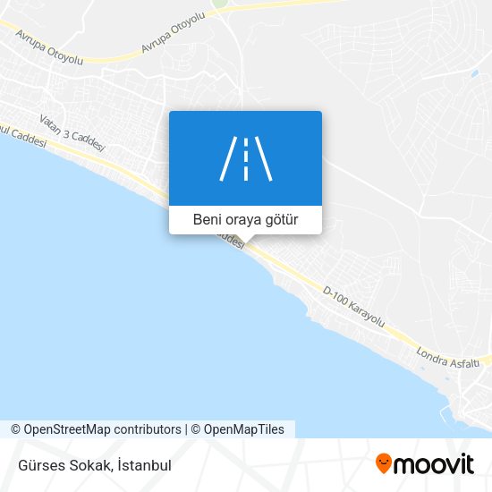 Gürses Sokak harita