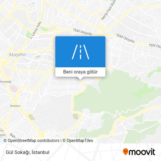 Gül Sokağı harita