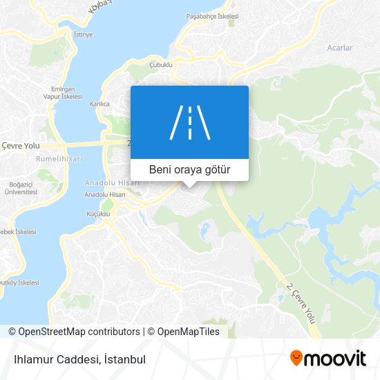 Ihlamur Caddesi harita