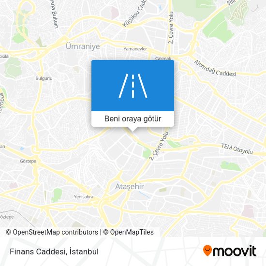 Finans Caddesi harita
