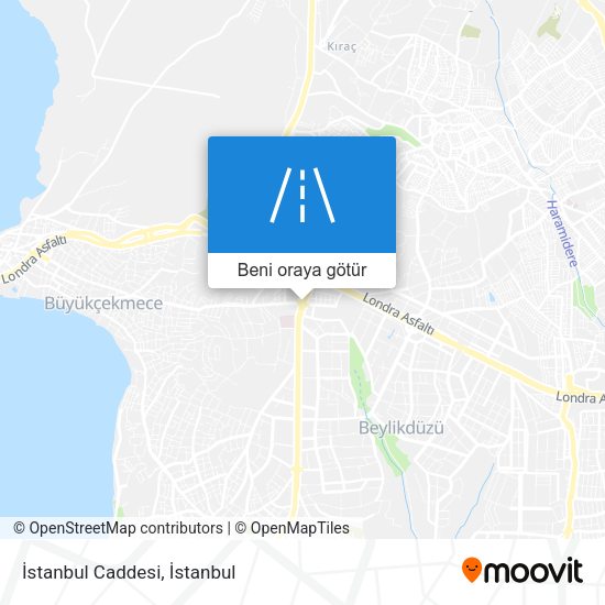 İstanbul Caddesi harita