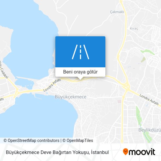 Büyükçekmece Deve Bağırtan Yokuşu harita