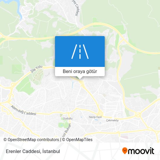 Erenler Caddesi harita