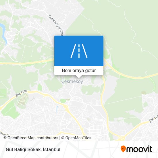 Gül Balığı Sokak harita