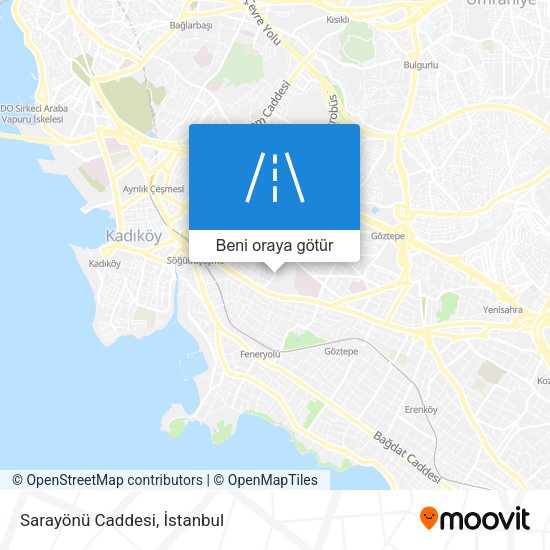 Sarayönü Caddesi harita