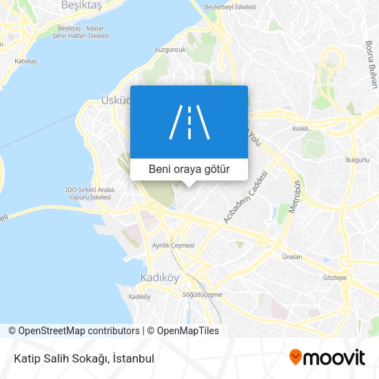 Katip Salih Sokağı harita