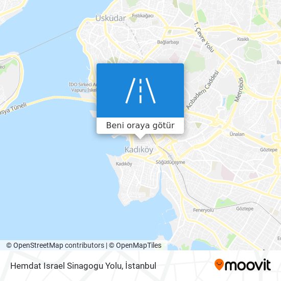 Hemdat Israel Sinagogu Yolu harita