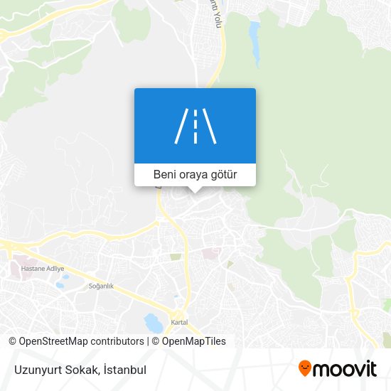 Uzunyurt Sokak harita