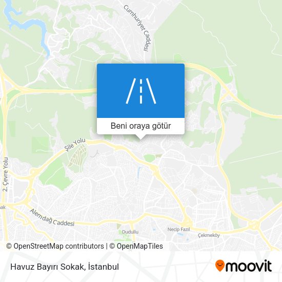 Havuz Bayırı Sokak harita