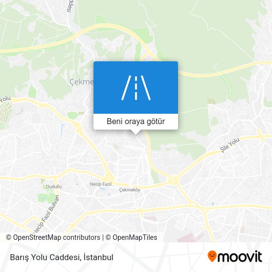 Barış Yolu Caddesi harita