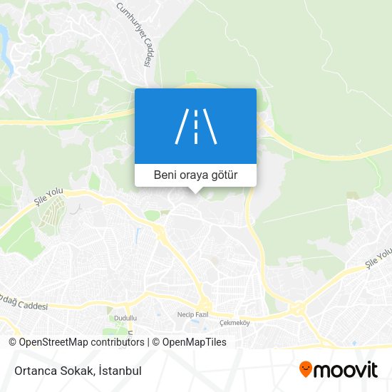 Ortanca Sokak harita