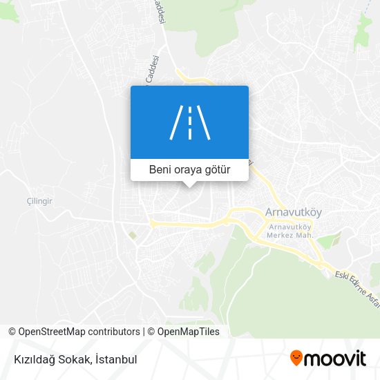Kızıldağ Sokak harita