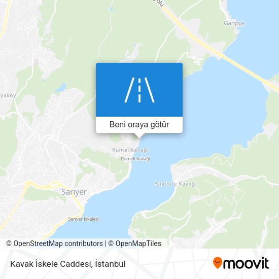 Kavak İskele Caddesi harita
