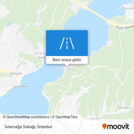 İslamağa Sokağı harita