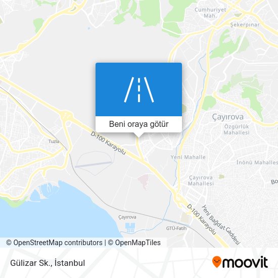 Gülizar Sk. harita