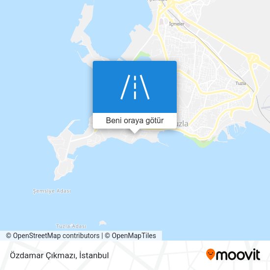 Özdamar Çıkmazı harita