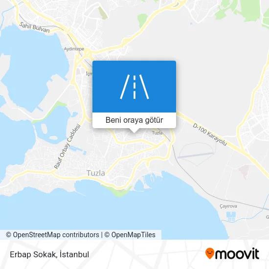 Erbap Sokak harita