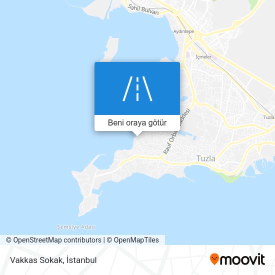 Vakkas Sokak harita
