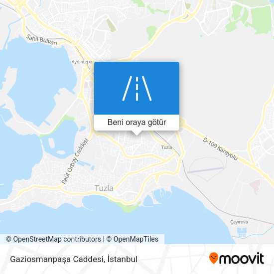 Gaziosmanpaşa Caddesi harita