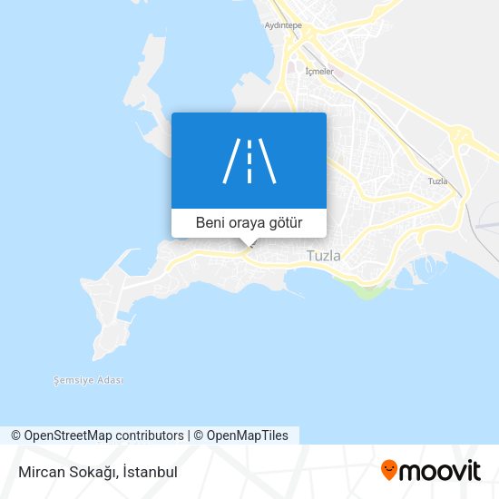 Mircan Sokağı harita