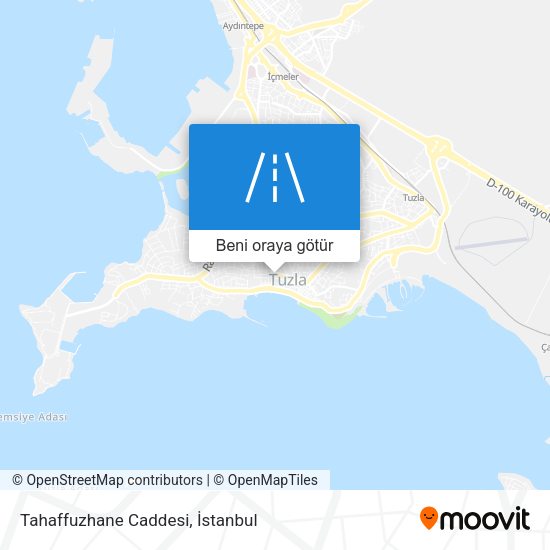 Tahaffuzhane Caddesi harita