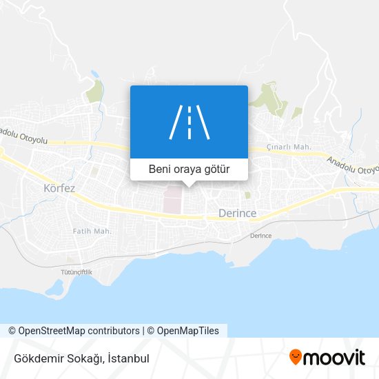 Gökdemir Sokağı harita