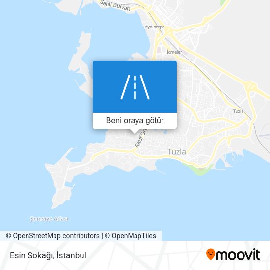 Esin Sokağı harita