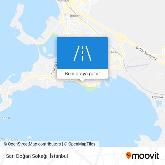 Sarı Doğan Sokağı harita