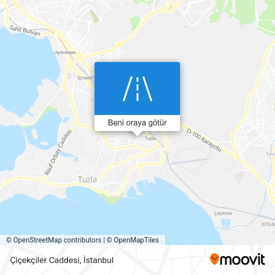 Çiçekçiler Caddesi harita