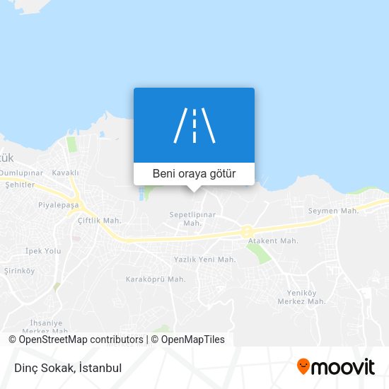 Dinç Sokak harita