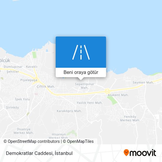 Demokratlar Caddesi harita