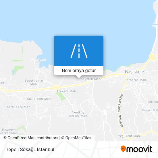 Tepeli Sokağı harita