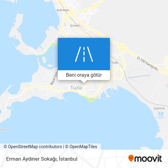 Erman Aydıner Sokağı harita