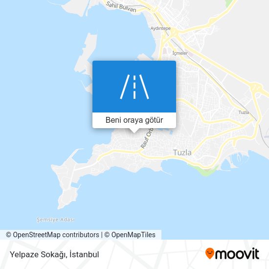 Yelpaze Sokağı harita
