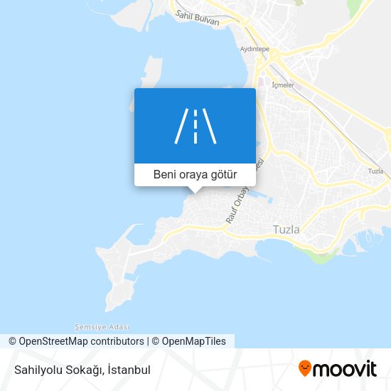 Sahilyolu Sokağı harita