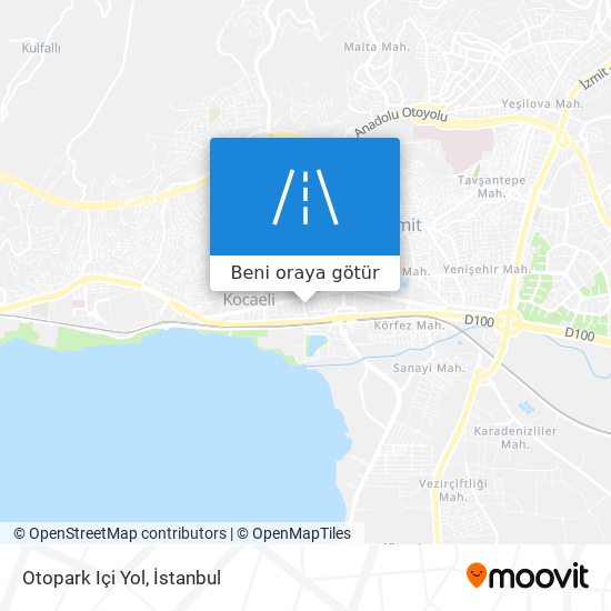 Otopark Içi Yol harita