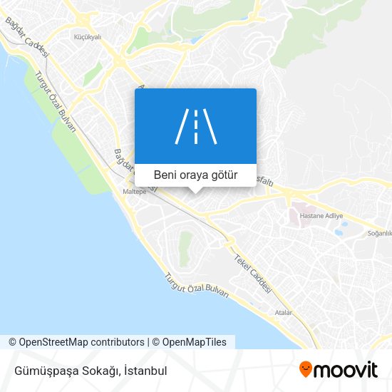 Gümüşpaşa Sokağı harita