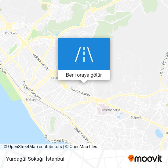 Yurdagül Sokağı harita