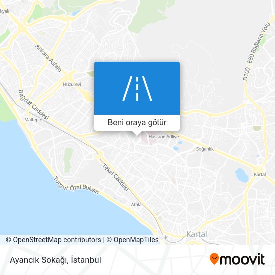 Ayancık Sokağı harita