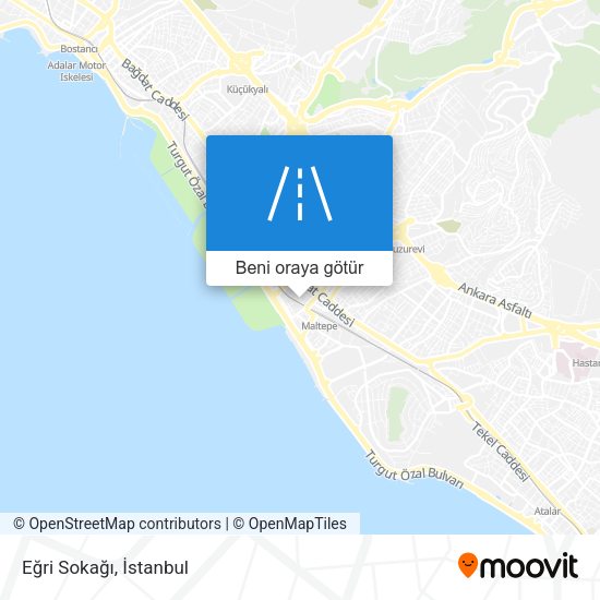 Eğri Sokağı harita
