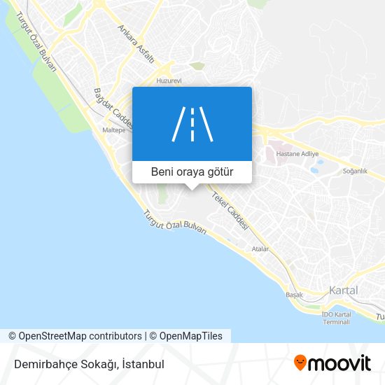 Demirbahçe Sokağı harita