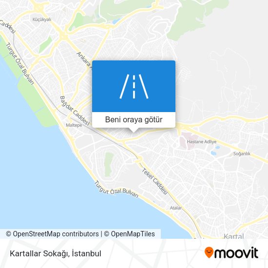 Kartallar Sokağı harita