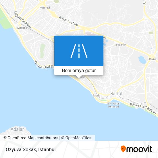 Özyuva Sokak harita
