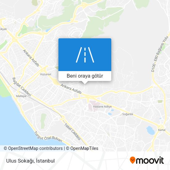 Ulus Sokağı harita