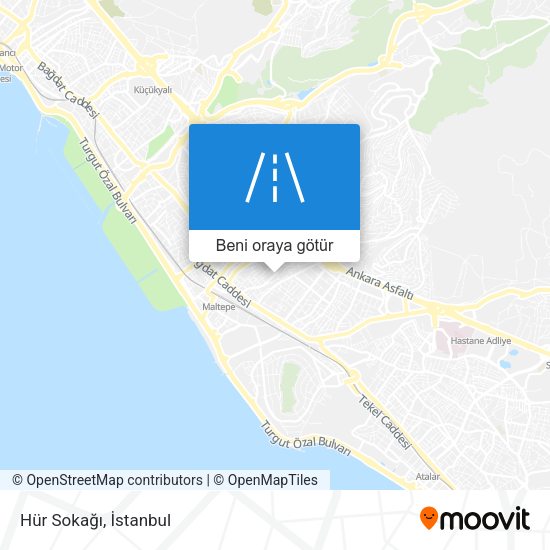 Hür Sokağı harita