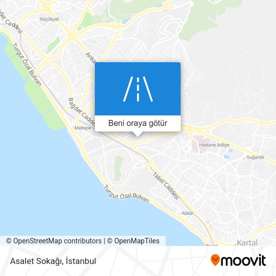 Asalet Sokağı harita