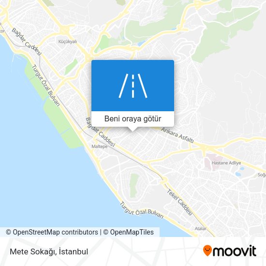 Mete Sokağı harita