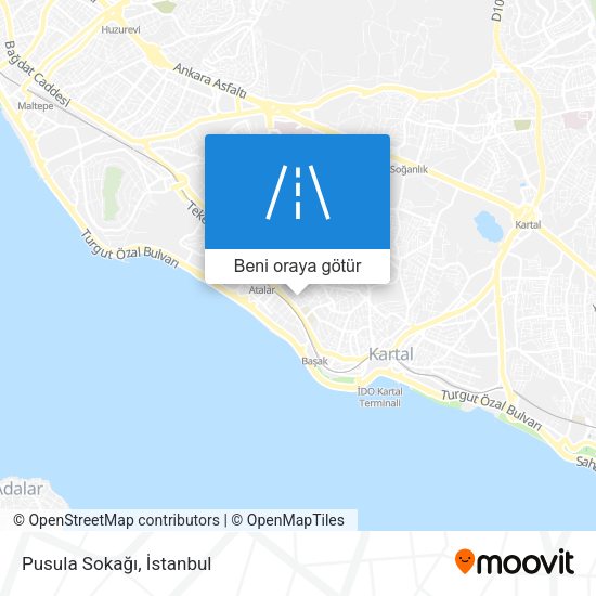 Pusula Sokağı harita