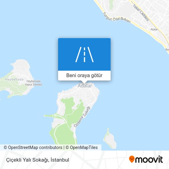 Çiçekli Yalı Sokağı harita