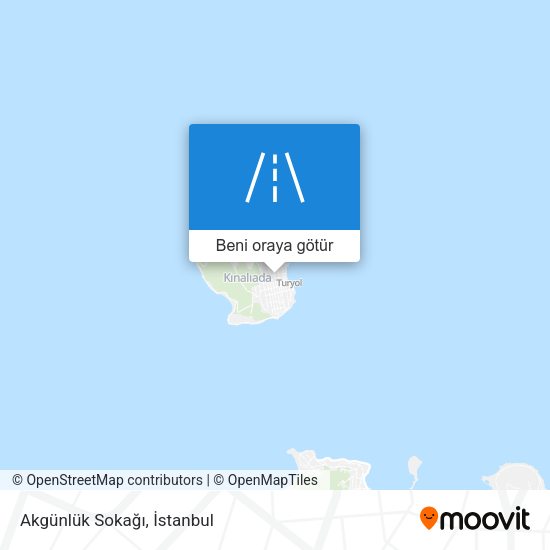 Akgünlük Sokağı harita